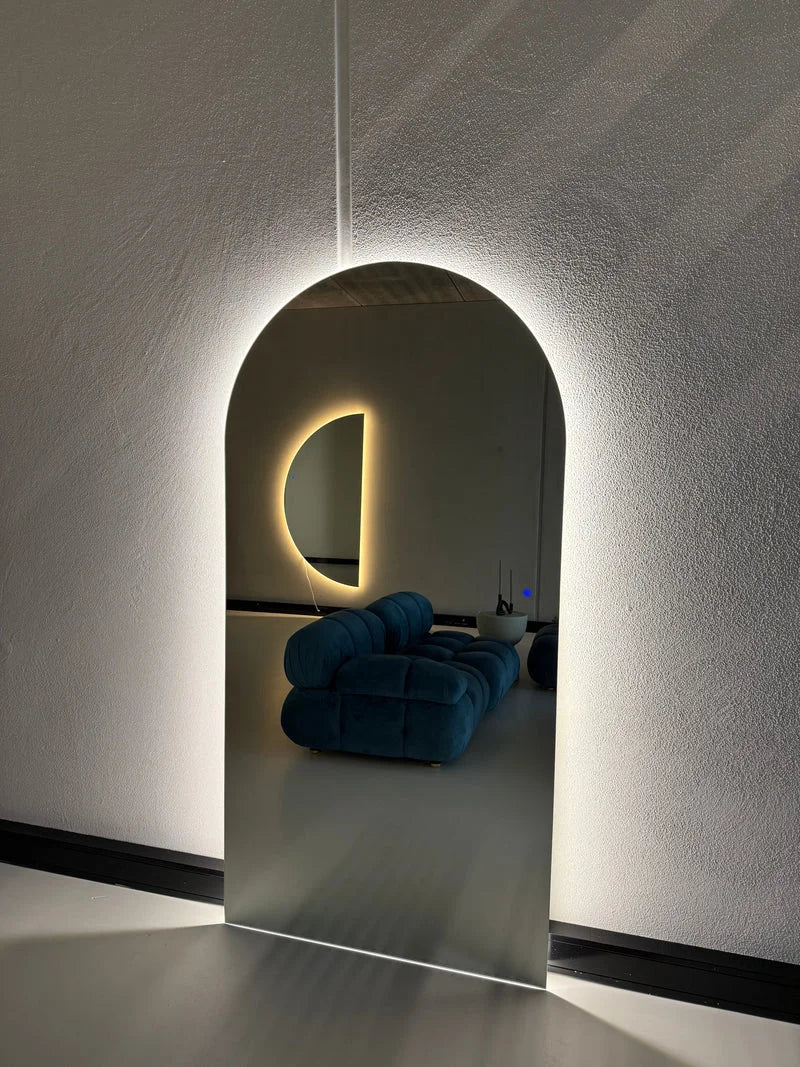 Wandspiegel Luna LED Premium 200x100 cm mit integrierter Beleuchtung